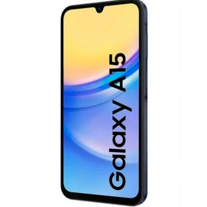 Smartphone Samsung A15 6.5"Octacore 128GB/6GB Cámara 50MP+5MP+2MP/13MP Android 14 Color Negro Azulado