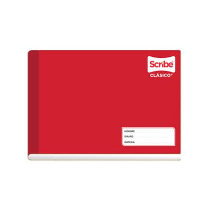 Cuaderno Italiano Cosido Scribe Clasico Doble Raya 100 Hojas