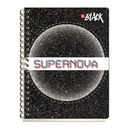 Cuaderno Profesional Scribe Inblack Raya Espiral Doble 200 Hojas