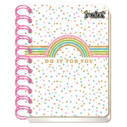 Cuaderno Scribe Pocket Incolors Raya Espiral Doble 80 hojas