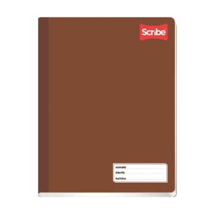 Cuaderno Cosido Colegial Scribe Clasico C7 cuadro grande 100 Hojas