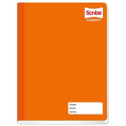 Cuaderno Profesional Cosido Scribe Clasico Doble Raya 100 Hojas