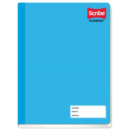 Cuaderno Profesional Cosido Scribe Clasico Doble Raya 100 Hojas