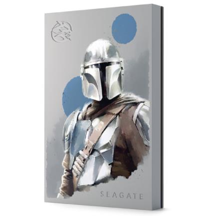 Disco Duro Externo Seagate FireCuda 2TB 2.5" USB 3.0 Edicion StarWars The Mandalorian RGB para PC MAC PS4/5 Xbox One X/S