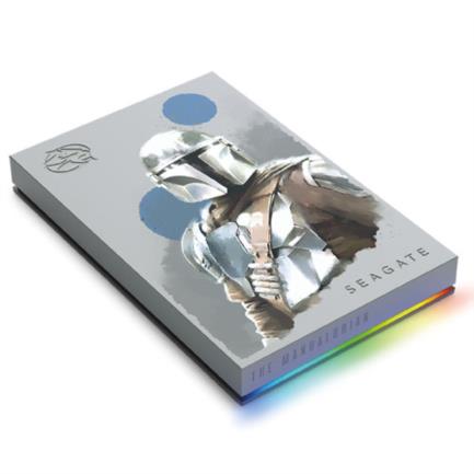 Disco Duro Externo Seagate FireCuda 2TB 2.5" USB 3.0 Edicion StarWars The Mandalorian RGB para PC MAC PS4/5 Xbox One X/S