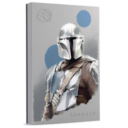 Disco Duro Externo Seagate FireCuda 2TB 2.5" USB 3.0 Edicion StarWars The Mandalorian RGB para PC MAC PS4/5 Xbox One X/S