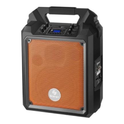 Amplificador Steren de 900W PMPO Bluetooth Batería Recargable Color Negro