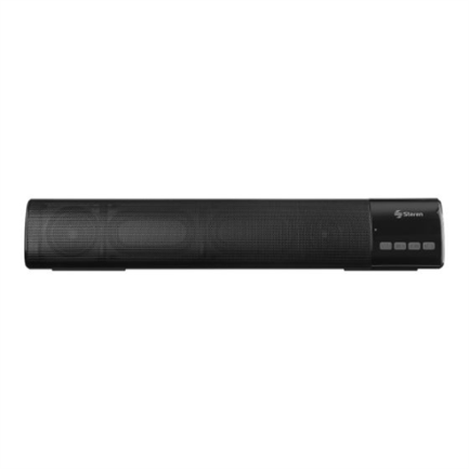 Bocina Steren SoundBar Bluetooth con Bass Reflex Color Negro