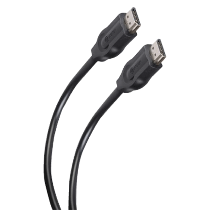 Cable HDMI Steren Conectores Niquelados Alta Velocidad 90cm Color Negro