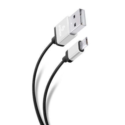 CABLE STEREN USB A MICRO USB TIPO CORDON DE 1M