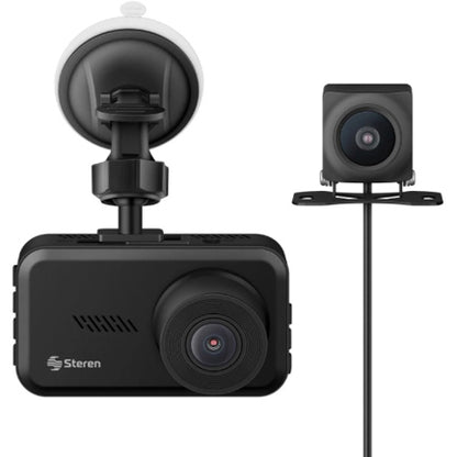 CAMARA STEREN PARA AUTO C/CAM TRASERA Y GRABADO