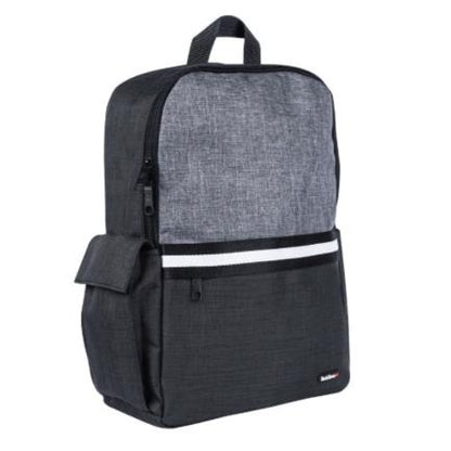 Mochila TechZone de 15.6" para Laptop Múltiples Compartimientos Color Negro con Gris