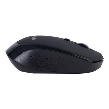 Mouse Óptico TechZone Inalámbrico 800 a 1600dpi Ajustable 3 Botones Ambidiestro Win/MAC Color Negro