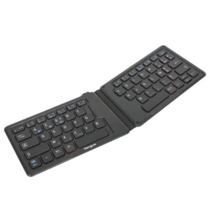 TECLADO TARGUS ANTIMICROBIAL BLUETOOTH PLEGABLE ERGONOMICO NEGRO