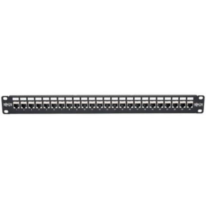 PANEL CONEXIONES ALIMENTACION CAT6A RJ45 STP 24 PUERTOS 1U RACK