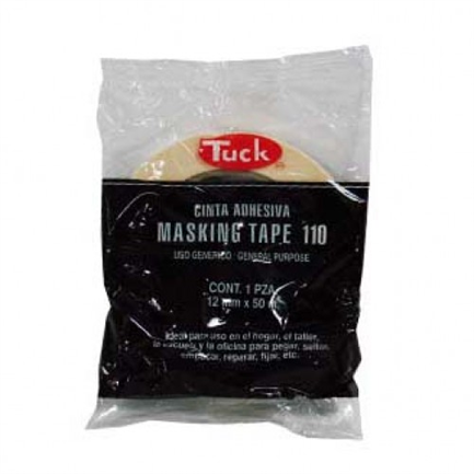 CINTA TUK MASKING TAPE 110 12X50 PZA