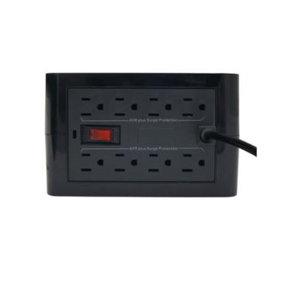 Regulador Vica Electrónico On-Guard Voltaje 1500VA/700W 8 Contactos Puertos USB