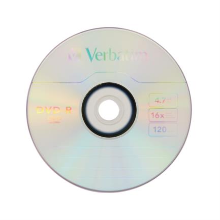 DVD-R Verbatim 4.7GB 16X C/50 Piezas