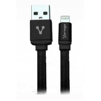 CABLE VORAGO CAB-119 NEGRO USB -APPLE LIGHTNING 1 METRO NEGRO BOLS