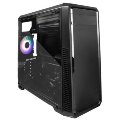 Gabinete Game Factor CSG300 ATX USB 3.0 Ventilador 120mm Cristal Color Negro