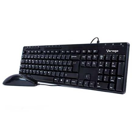 KIT VORAGO KM-104 TECLADO Y MOU SE ALAMBRICO MULTIMEDIA USB