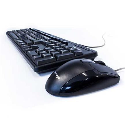 KIT VORAGO KM-104 TECLADO Y MOU SE ALAMBRICO MULTIMEDIA USB