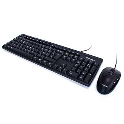 KIT VORAGO KM-104 TECLADO Y MOU SE ALAMBRICO MULTIMEDIA USB