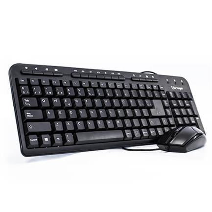 KIT VORAGO KM-105 TECLADO Y MOUSE ALAMBRICO MULTIMEDIA USB