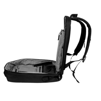 Mochila Vorago BP-500 15.6"  Start The Game Iluminación RGB App Configurable USB Color Negro