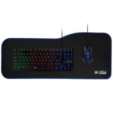 Tapete Vorago Start The Game MPG-301 XL Control de Velocidad Color Negro