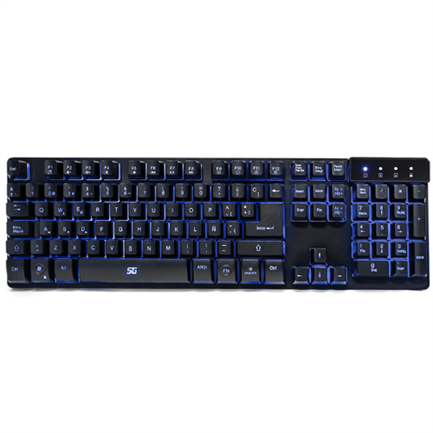 TECLADO VORAGO START THE GAME KB-502 ALAMBRICO METALICO MULTI