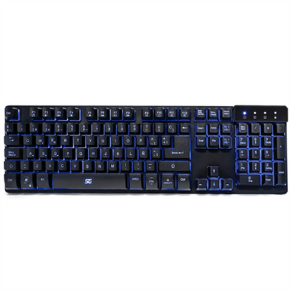 TECLADO VORAGO START THE GAME KB-502 ALAMBRICO METALICO MULTI