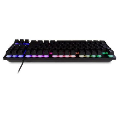 Teclado Vorago Start The Game KB-503 TenKeyless Iluminación RGB USB Color Negro