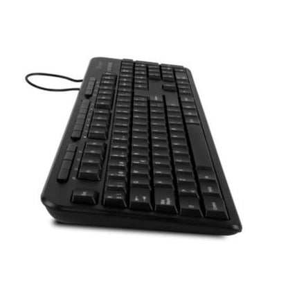 Teclado Vorago KB-204 Alámbrico Multimedia USB Color Negro