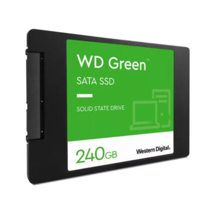 SSD Interno Western Digital Green 240GB 2.5" 7mm SATA lll Lect 545/545 MBs para PC y Lap