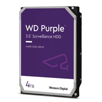 Disco duro Western Digital Purple 4TB SATA 256Mbs 3.5" 64 GB 1-8 Bahías 5400RPM Videovigilancia