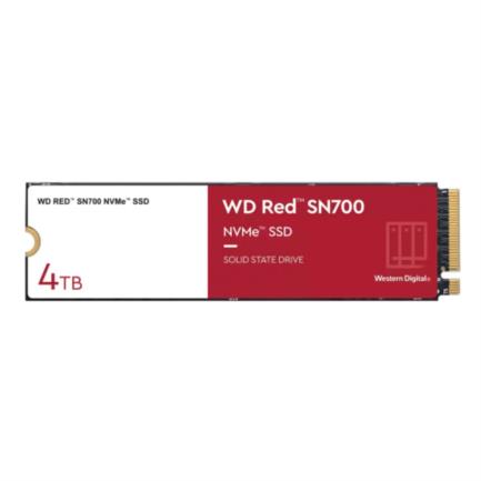 SSD Interno Western Digital  Red SN700 4TB M.2 2280 PCIe 3.0 NVMe Lect 3400/3100 MB/s WDS400T1R0C