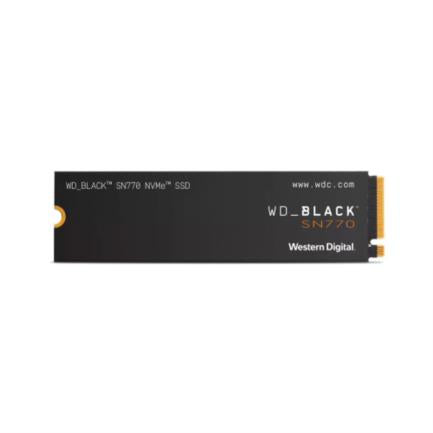 SSD Interno Western Digital Black SN770 500GB M.2 2280 PCIe 4.0 NVMe Lect 5000/4000 MBs Alto Rendimiento WDS500G3X0E