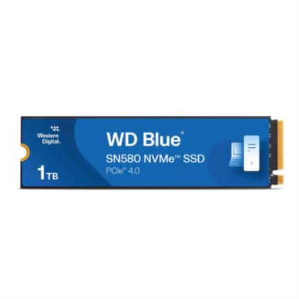 SSD Interno Western Digital Blue SN580 1TB M.2 2280 PCIe 4.0 NVMe Lect 4150/4150 MB/s para Lap y PC