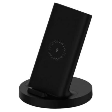 Cargador Xiaomi Mi 20W Wireless Charging Stand Color Negro