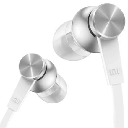 Audífonos Xiaomi Mi In-Ear Basic Manos Libre Cable Plano Anti-enredos Color Negro