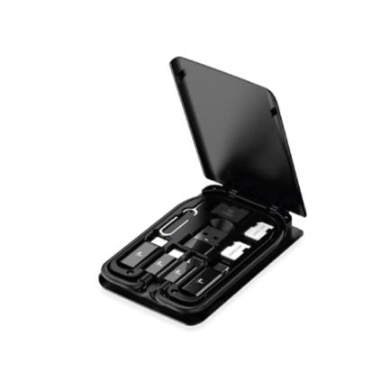 Estuche Portátil Multifuncional XTech XTC570 para Almacenamiento con Cable Tipo C Negro