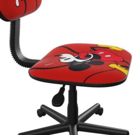 Silla XTech XTF-DC001MK de Mickey Mouse Disney con Asiento Extra Alcochado y Ruedas Suaves Soporta hasta 79kg