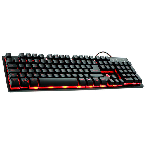 Teclado Xtech gaming LED Revenger XTK-520S - TamaÃ±o full size - Conexion USB - EspaÃ±ol - Color Negro