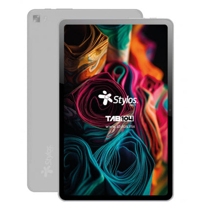 Tablet Stylos TAB104 TPU Cover 10.4 PS 4GB RAM+128GB ROM Android 13 T606 Octa Core 5MP Fron+13MP Tras7000mAh USB-C Plata