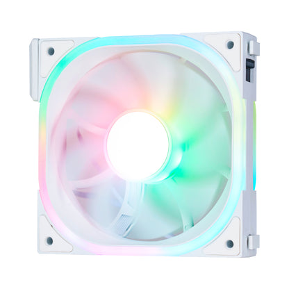 VENTILADOR VORAGO MODULAR GAME FACTOR FG500 120MM 58 CFM 1900 RPM RGB COMPATIBLE CON FKG500 BLANCO