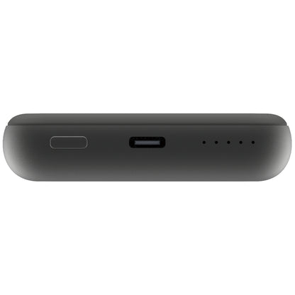 Cargador Verbatim Charge and Go Power Bank Carga Inalámbrica 10000mAh Magnetica Color Gris