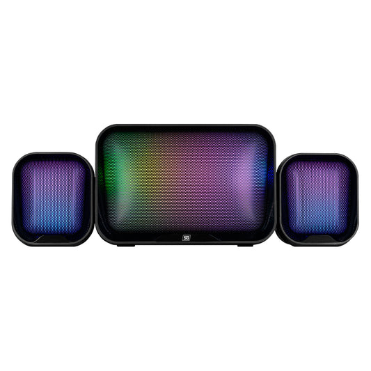 BOCINAS VORAGO SPK-255 START THE GAME SPK-255 2.1 USB/3.5MM 3W*2 + 10W SUBWOOFER RGB