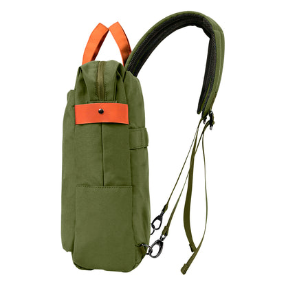 MOCHILA VORAGO BP-301 VINTAGE DOBLE USO LAPTOP 15 6 VERDE