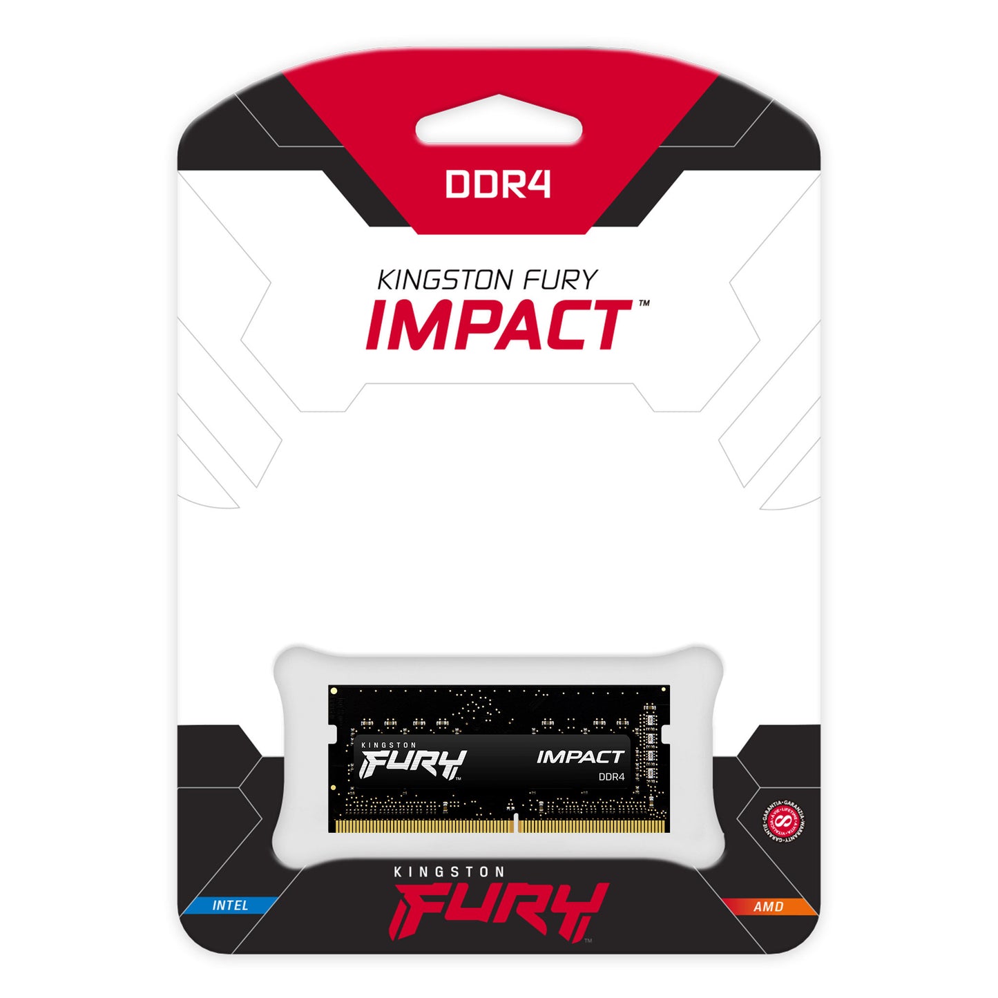 Memoria Ram Kingston FURY Impact 8GB 3200MHz DDR4 CL SODIMM Color Negro